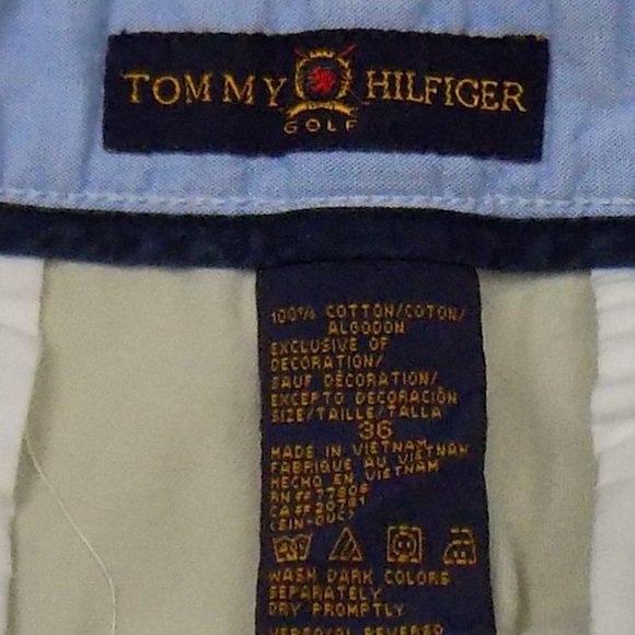 Tommy Hilfiger Mens Golf Shorts Size 36 - Picture 7 of 7